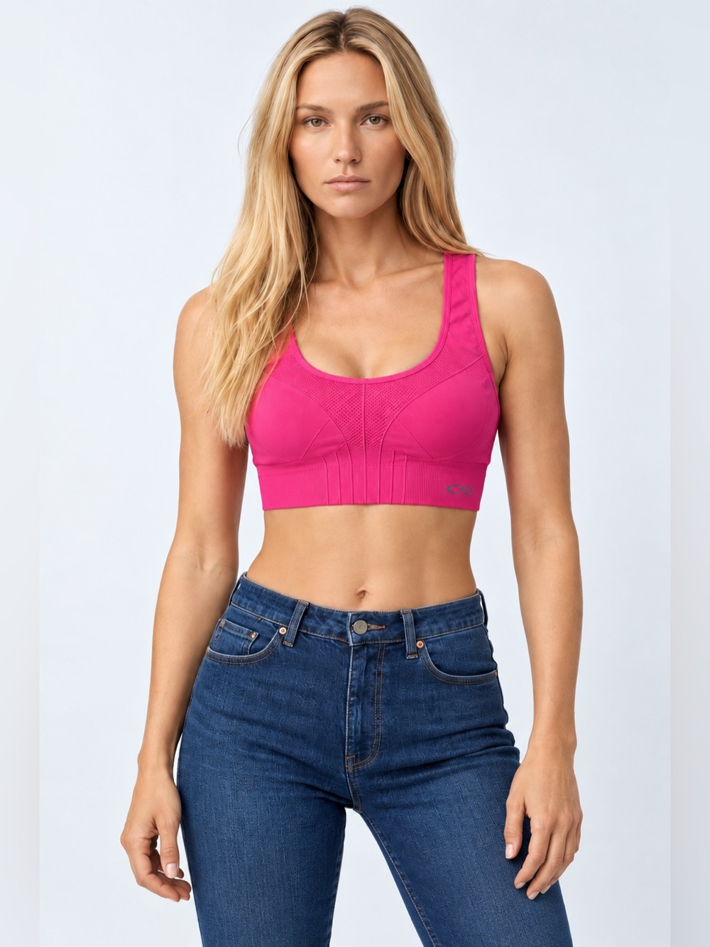 C9 by Champion Hot Pink Racerback Sports Bra | XS